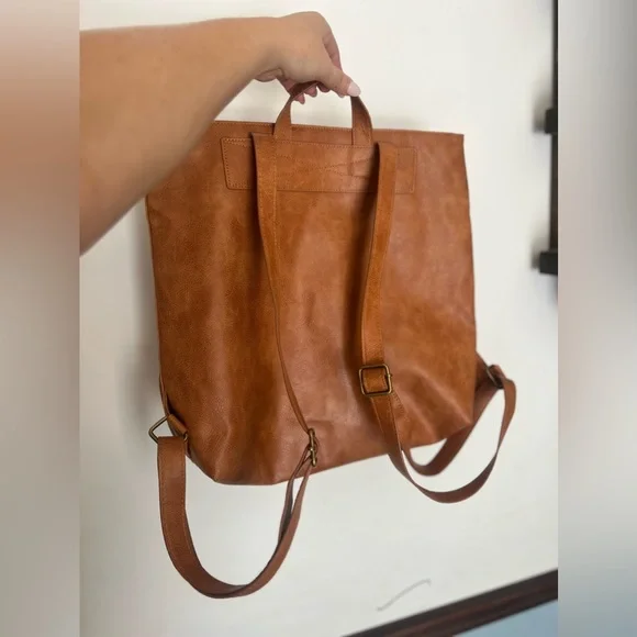 Nwot Thirty One high street Back pack cameral pebble - Picture 5 of 7